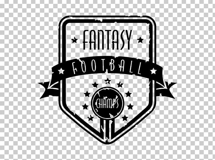 Logo Label Emblem PNG, Clipart, Art, Black And White, Brand, Emblem, Fantasy Football Free PNG Download