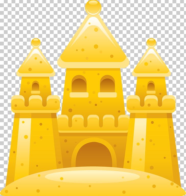 Yellow Sand Art And Play Castle PNG, Clipart, Animation, Architecture, Balloon Cartoon, Beach, Boy Cartoon Free PNG Download