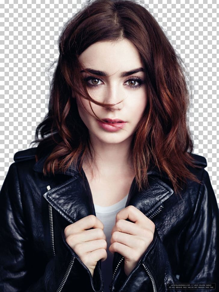 Lily Collins The Mortal Instruments: City Of Bones Clary Fray Hair Coloring Auburn Hair PNG, Clipart, Balayage, Bangs, Beauty, Black Hair, Braid Free PNG Download