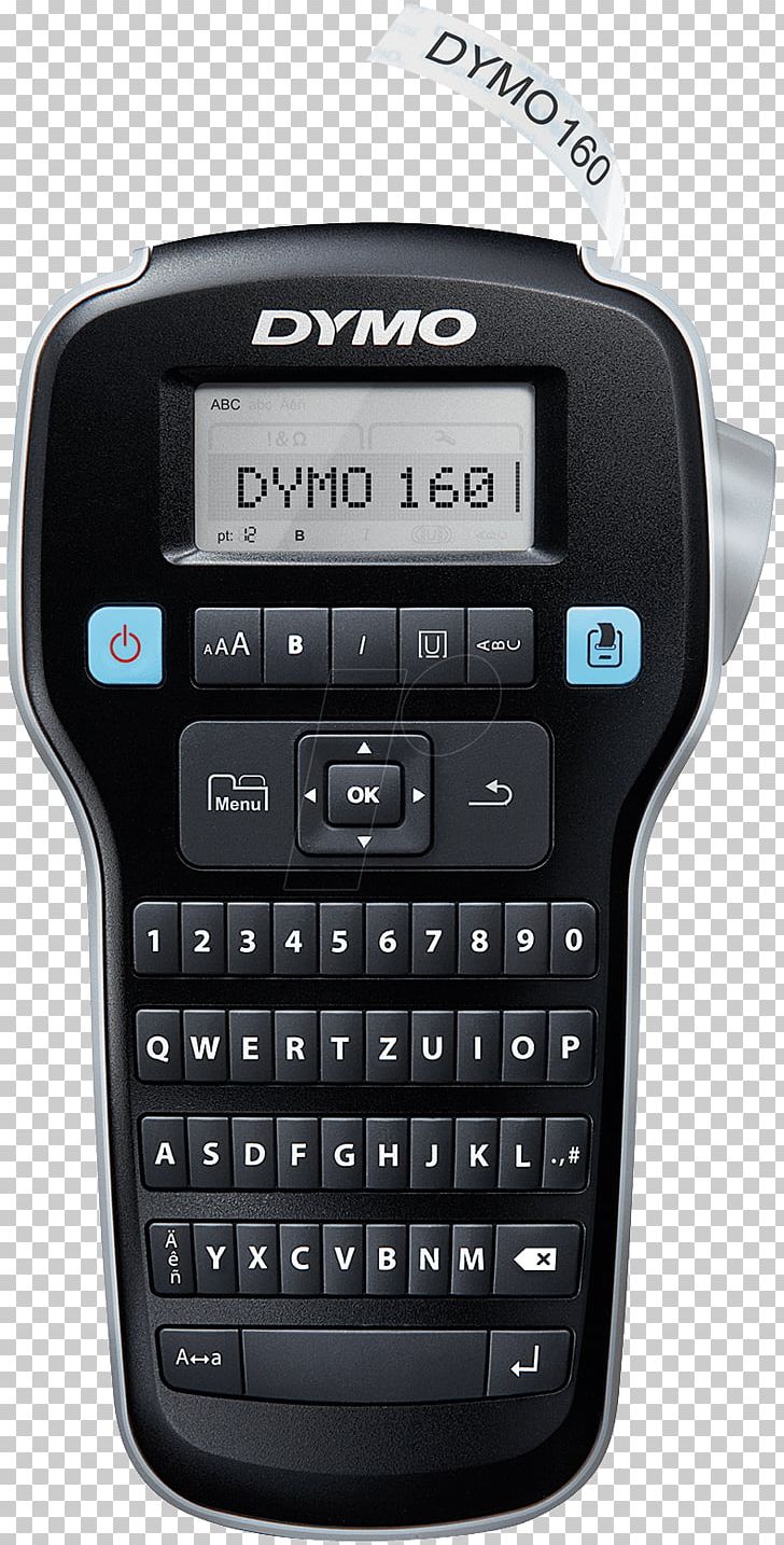 Paper DYMO BVBA Dymo LabelManager 160 Label Printer PNG, Clipart, Cellular Network, Dymo Bvba, Feature Phone, Label, Label Printer Free PNG Download