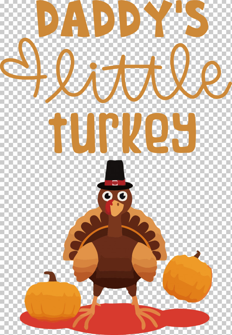 Little Turkey Thanksgiving Turkey PNG, Clipart, Cartoon, Fruit, Jackolantern, Meter, Orange Free PNG Download