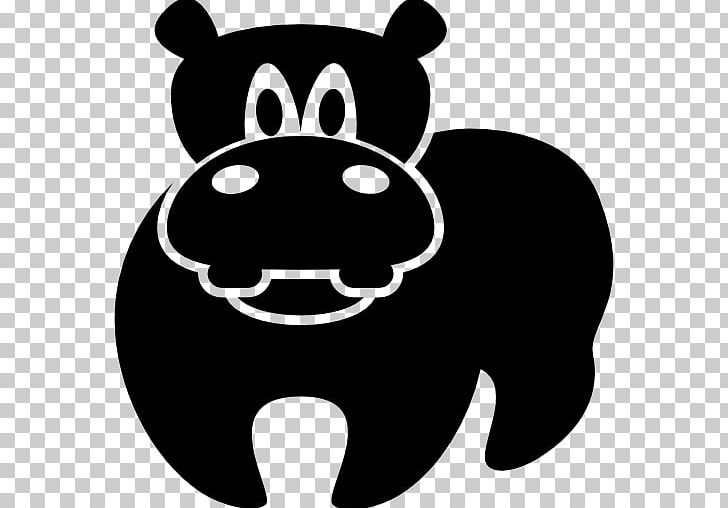 Hippopotamus Rhinoceros Silhouette PNG, Clipart, Animals, Bear, Black, Black And White, Carnivoran Free PNG Download