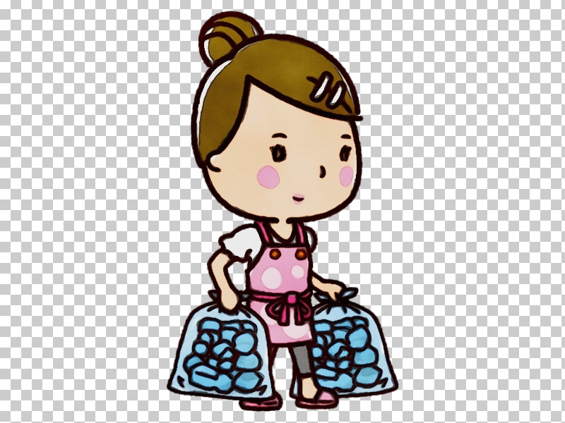 Cartoon Pink Cheek Child Brown Hair PNG, Clipart, Brown Hair, Cartoon, Cheek, Child, Cleaning Day Free PNG Download