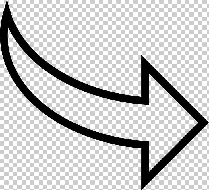 Arrow Curve PNG, Clipart, Angle, Area, Arrow, Black And White, Cdr Free PNG Download