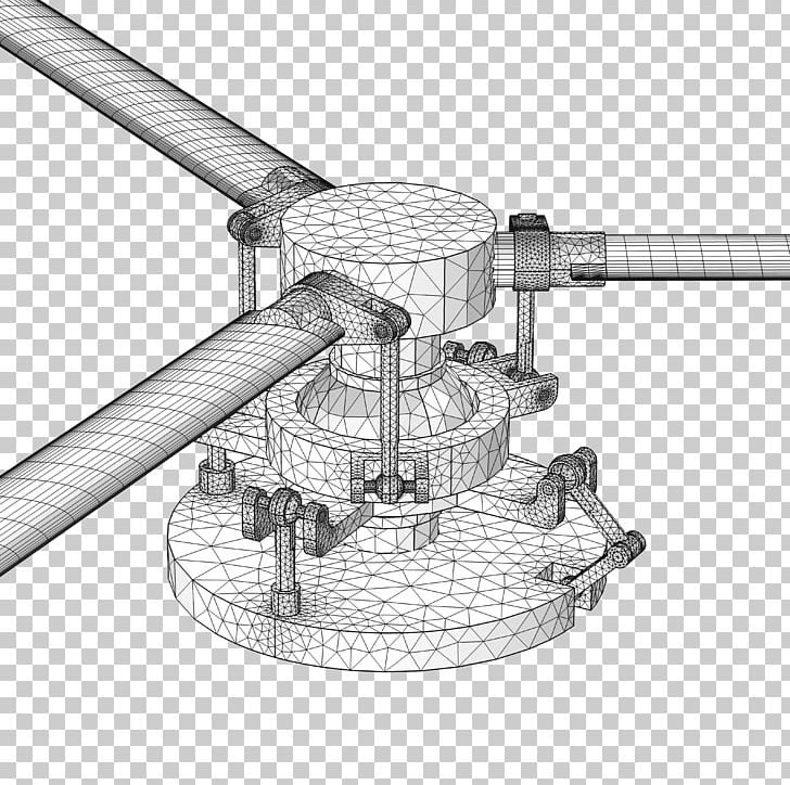 Helicopter Rotor Swashplate Reciprocating Engine Mechanism PNG, Clipart, Axial Engine, Black And White, Comsol Multiphysics, Crankshaft, Drawing Free PNG Download