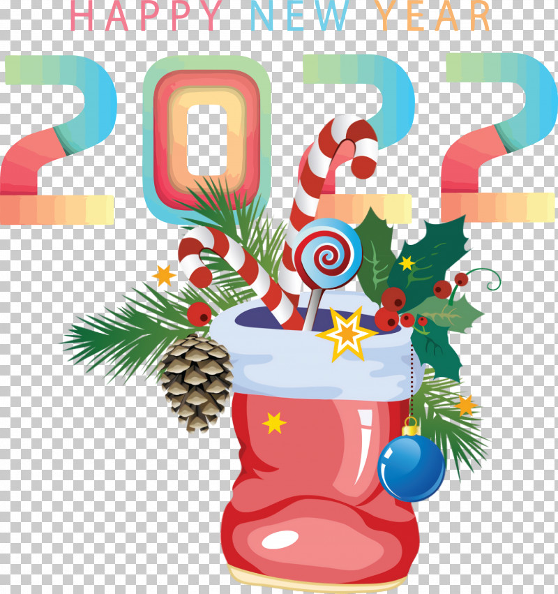 2022 Happy New Year 2022 New Year 2022 PNG, Clipart, Bauble, Christmas Card, Christmas Day, Christmas Decoration, Christmas Stocking Free PNG Download