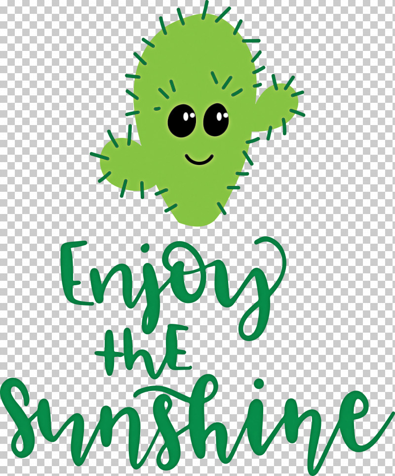 Sunshine Enjoy The Sunshine PNG, Clipart, Cartoon, Grasses, Green, Happiness, Leaf Free PNG Download