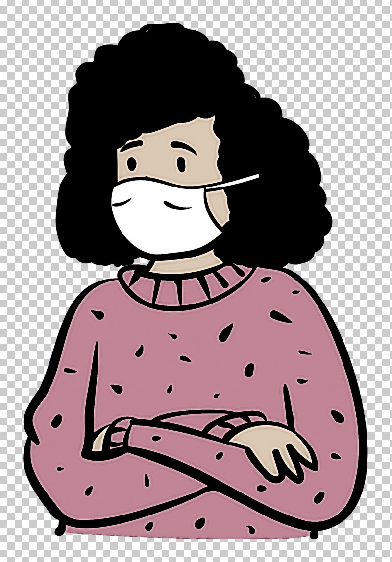 Woman Medical Mask Coronavirus PNG, Clipart, Cartoon, Coronavirus, Face, Facial Expression, Medical Mask Free PNG Download