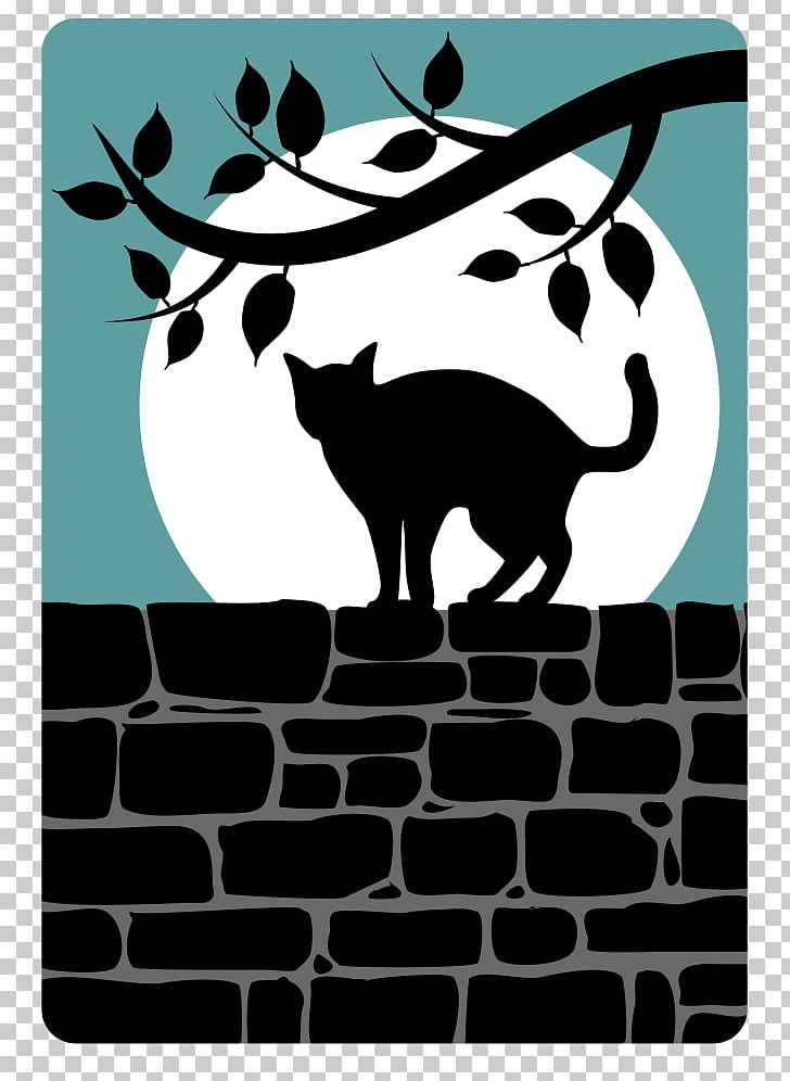 Black Cat Kitten Meow Plakat Naukowy PNG, Clipart, Animals, Antler, Art, Black, Black And White Free PNG Download