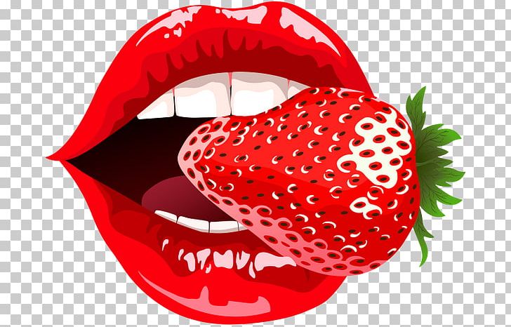 Strawberry Lipstick Mouth Food PNG, Clipart, Diet Food, Eating, Food, Fragaria, Fruit Free PNG Download