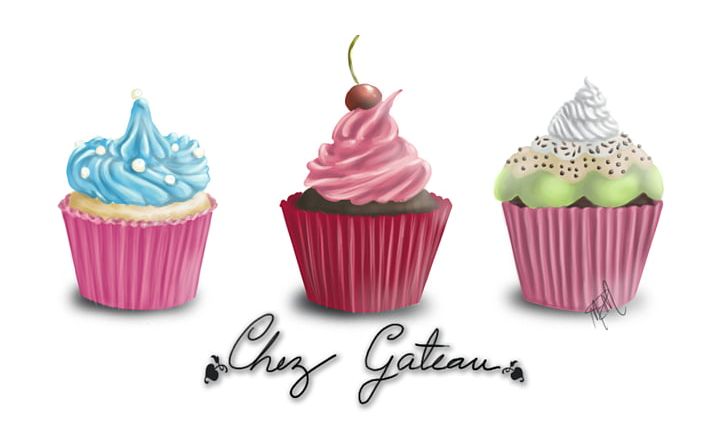 Cupcake Muffin Petit Four Drawing PNG, Clipart, Art, Baking, Baking Cup, Buttercream, Cake Free PNG Download