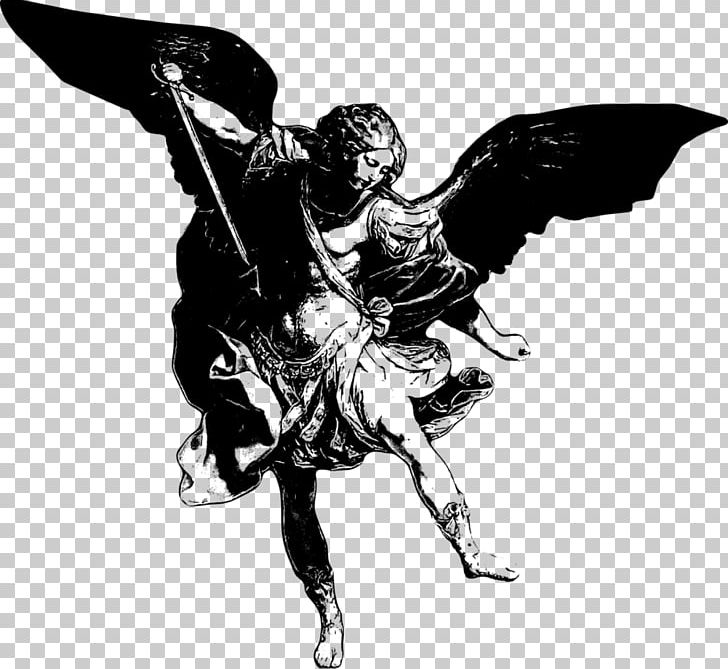 Download Michael Gabriel Archangel PNG, Clipart, Angel, Archangel, Art, Black And White, Clip Art Free ...