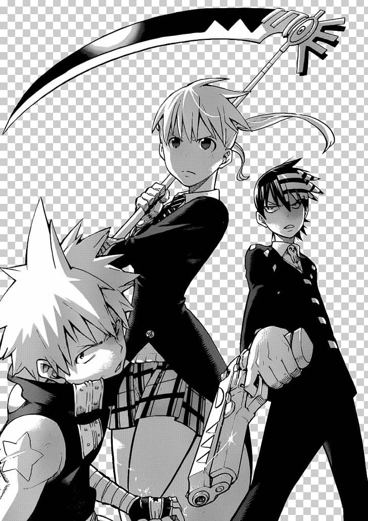 Soul Eater Evans Maka Albarn Death The Kid Manga PNG, Clipart, Anime, Arm, Black And White, Black Star, Cartoon Free PNG Download