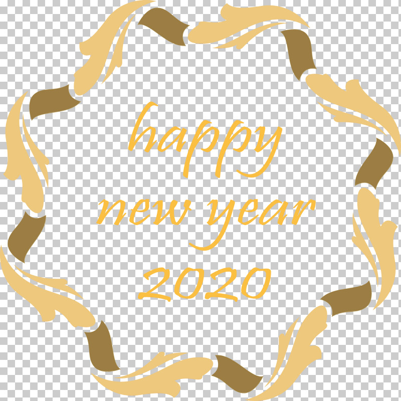 Text Font Label Beige Logo PNG, Clipart, 2020, Beige, Happy New Year 2020, Label, Logo Free PNG Download