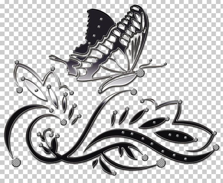 Butterfly Ornament PNG, Clipart, Art, Black And White, Butterfly, Calligraphy, Color Free PNG Download