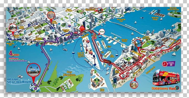 Miami Beach Bus Road Map PNG, Clipart, Area, Big Bus Company, Bus, City Map, City Sightseeing Free PNG Download