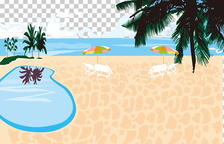 Beach Drawing Cartoon PNG, Clipart, Auringonvarjo, Balloon Cartoon, Beach, Beach Umbrella, Beach Vector Free PNG Download