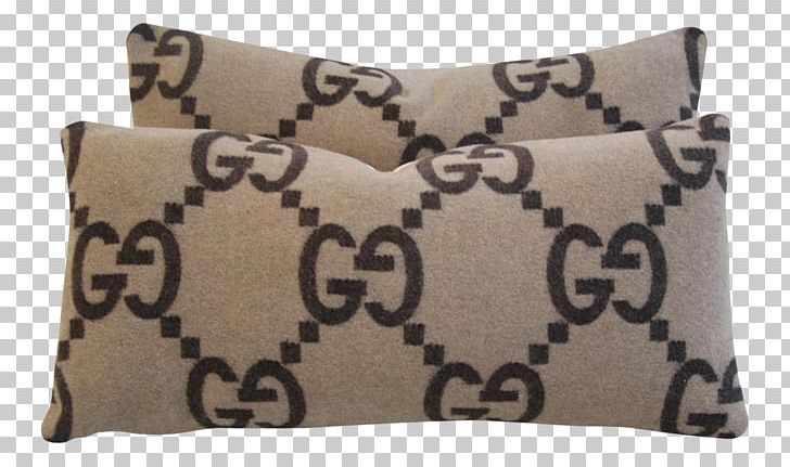 Gucci Pillow Cushion Blanket Versace PNG, Clipart, Blanket, Brown, Cushion, Down Feather, Fake Fur Free PNG Download
