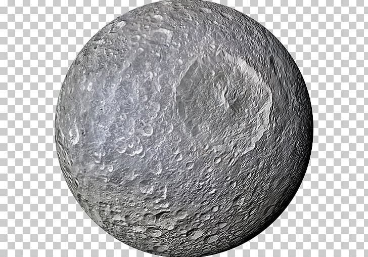 Mimas Natural Satellite Moons Of Saturn Solar System PNG, Clipart, Astronomical Object, Astronomy, Black And White, Callisto, Circle Free PNG Download