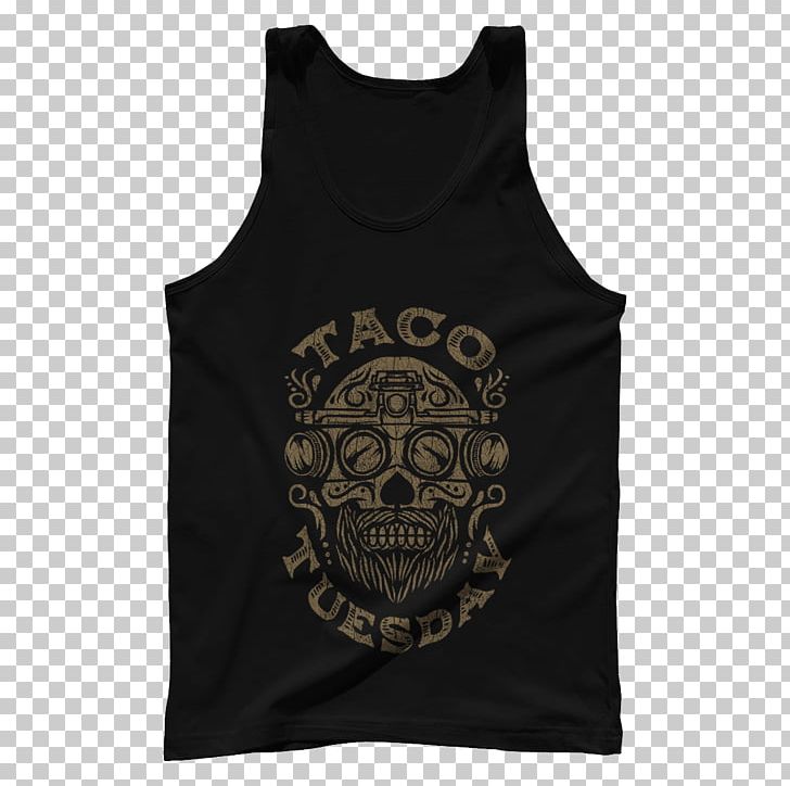 Taco T-shirt Sleeveless Shirt Gilets Tuesday PNG, Clipart, Active Tank, Black, Brand, Clothing, Donnie Darko Free PNG Download