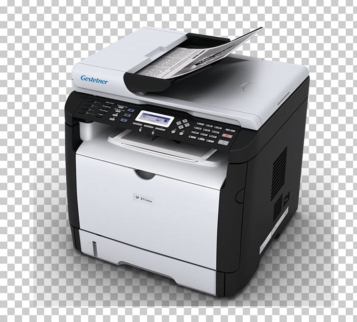 Laser Printing Inkjet Printing Ricoh Multi-function Printer Photocopier PNG, Clipart, Black And White, Electronic Device, Electronic Instrument, Electronics, Fax Free PNG Download