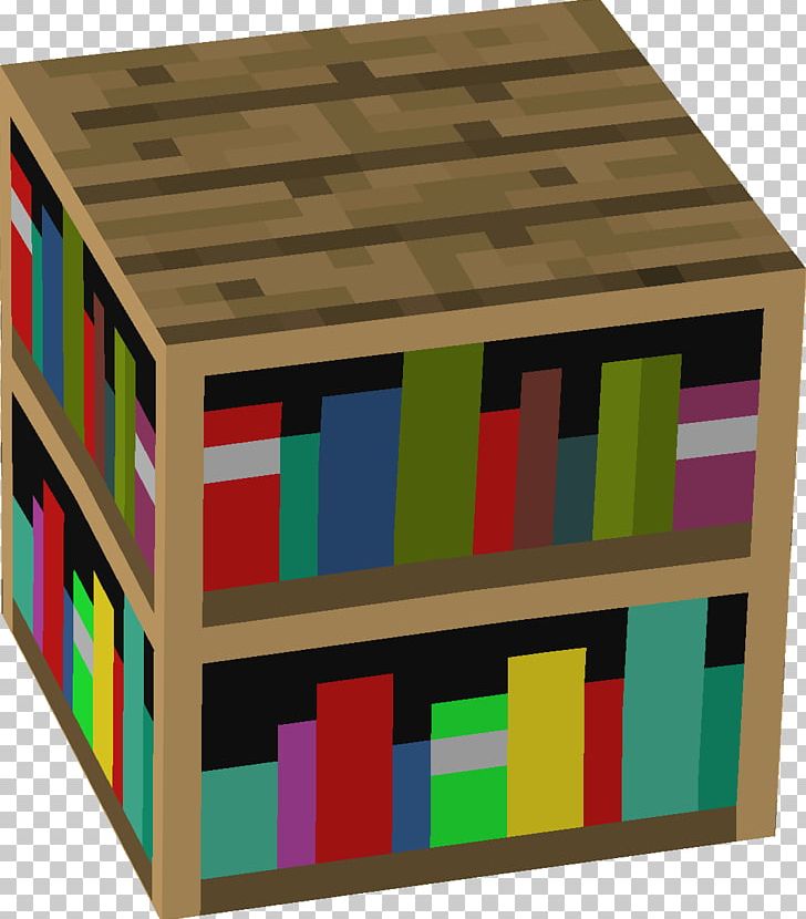 Minecraft Pocket Edition Bookcase Furniture Bedroom Png Clipart