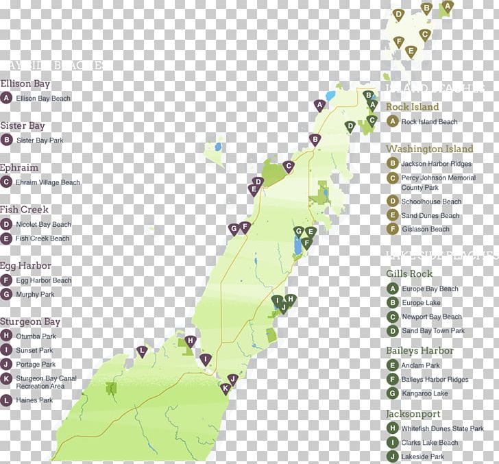 Map Door County Visitor Bureau Beach Lake Michigan Pheasant Park PNG, Clipart, Accommodation, Area, Beach, Brochure, Door County Wisconsin Free PNG Download