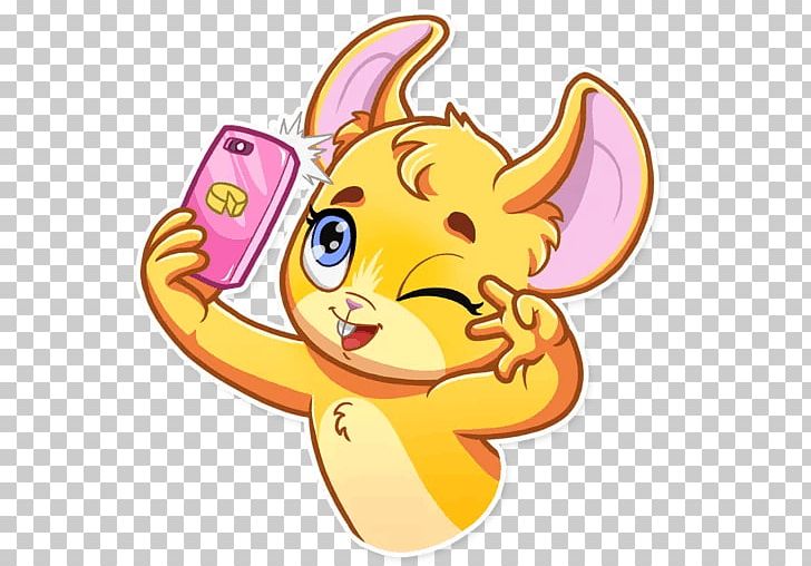 Sticker Telegram Computer Mouse Illustration PNG, Clipart, Carnivoran, Carnivores, Character, Com, Computer Mouse Free PNG Download