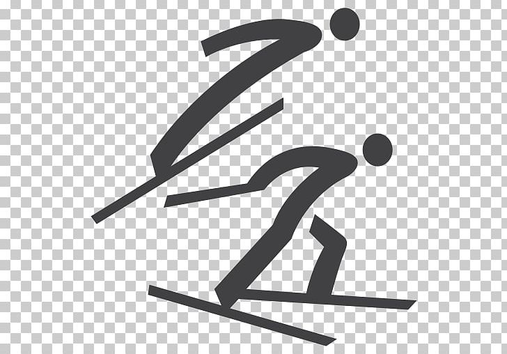 2018 Winter Olympics Olympic Games Cross-country Skiing PNG, Clipart, 2018 Winter Olympics, Alpine Skiing, Angle, Black And White, Brand Free PNG Download