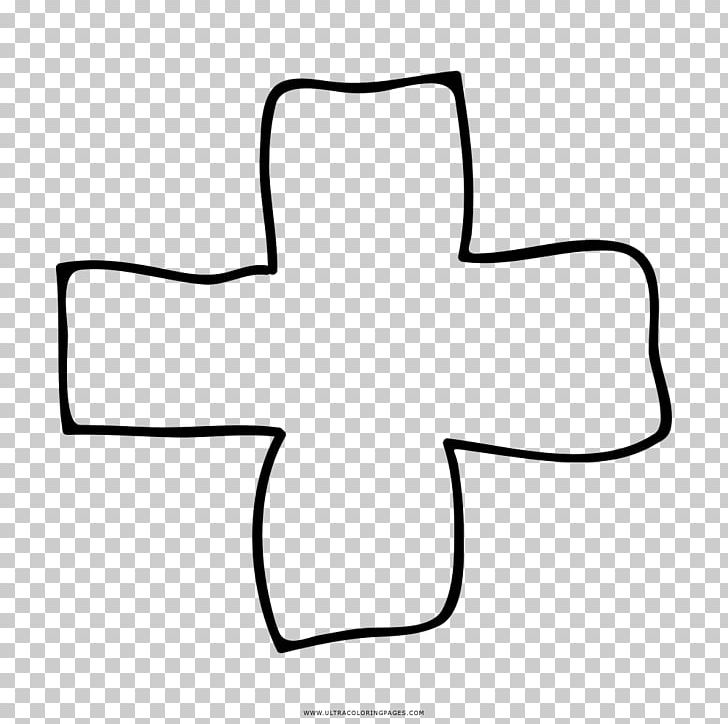 Cross Drawing Coloring Book Symbol PNG, Clipart, Angle, Area, Artwork, Black, Black And White Free PNG Download