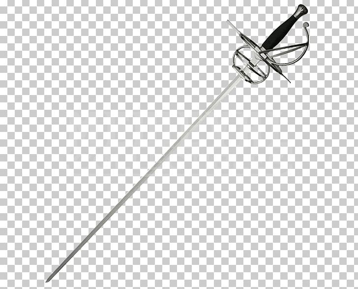 Rapier Sword Knife Fencing Cold Steel PNG, Clipart, Baskethilted Sword, Black, Blade, Body Jewelry, Cold Steel Free PNG Download