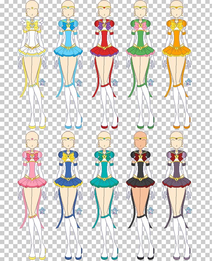 Sailor Moon Fashion Illustration: Flat Drawing Art Character PNG, Clipart, Arm, Art, Cartoon, Character, Clothing Free PNG Download