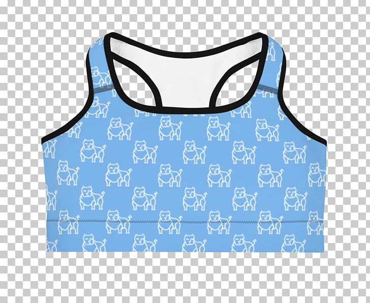 T-shirt Sports Bra Crop Top Clothing PNG, Clipart, Active Tank, Active Undergarment, American Bully, Aqua, Blue Free PNG Download