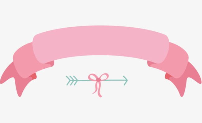 Hand Painted Pink Scroll PNG, Clipart, Arrow, Banners, Bow, Dig, Hand Free PNG Download