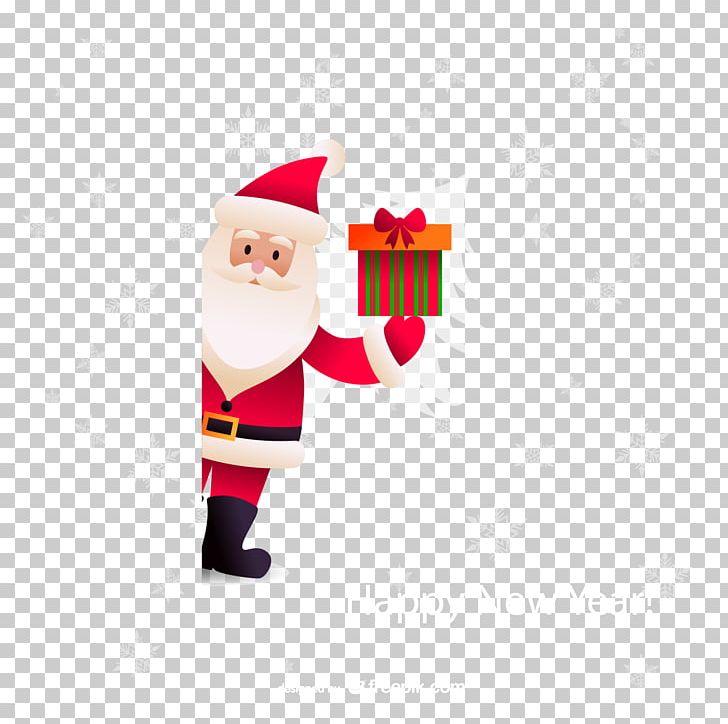 Santa Claus Christmas New Years Day PNG, Clipart, Background Vector, Christmas Card, Christmas Decoration, Fictional Character, Gift Box Free PNG Download