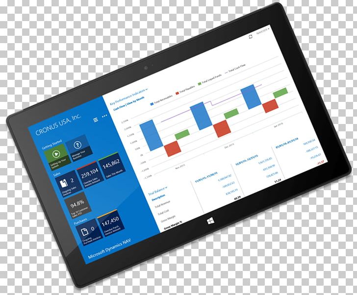 Tablet Computers Microsoft Dynamics NAV Client PNG, Clipart, Brand, Computer, Computer Monitors, Display Device, Electronics Free PNG Download