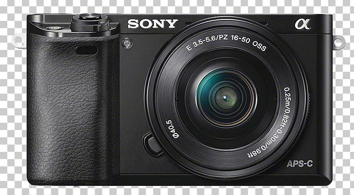 Sony α6000 Sony Alpha 6300 Sony ILCE Camera Mirrorless Interchangeable-lens Camera APS-C PNG, Clipart, Active Pixel Sensor, Camera, Camera Lens, Digital Camera, Digital Cameras Free PNG Download