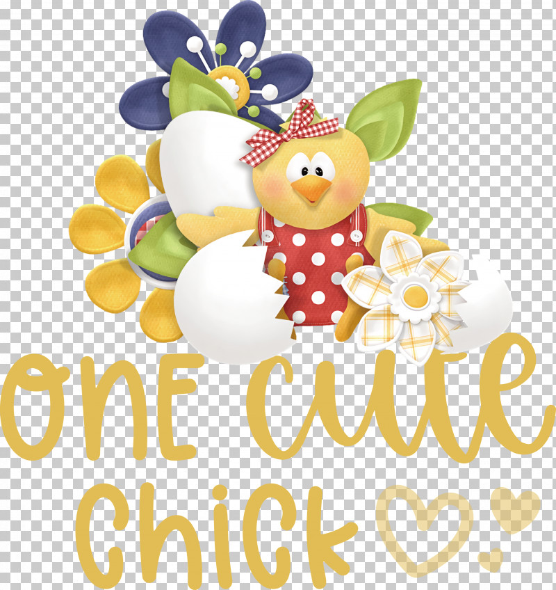 One Cute Chick Easter Day Happy Easter PNG, Clipart, Birthday, Cartoon, Chicken, Easter Day, Easter Egg Free PNG Download
