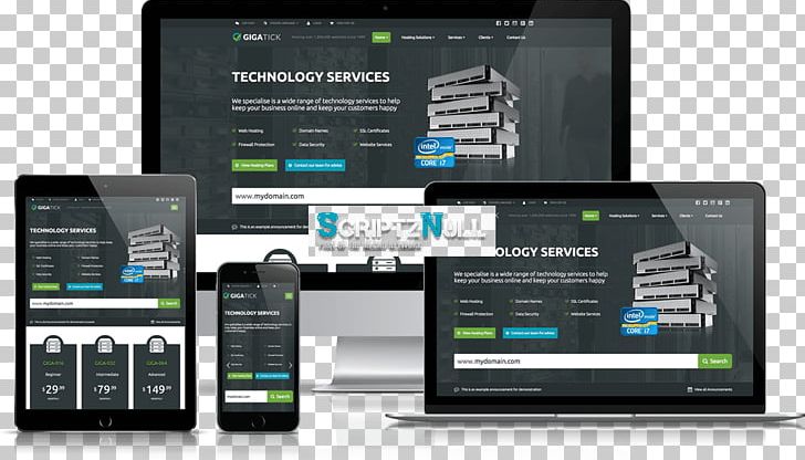 Responsive Web Design Computer Software Template Search Engine Optimization Web Hosting Service PNG, Clipart, Communication, Communication Device, Computer, Electronic Device, Electronics Free PNG Download