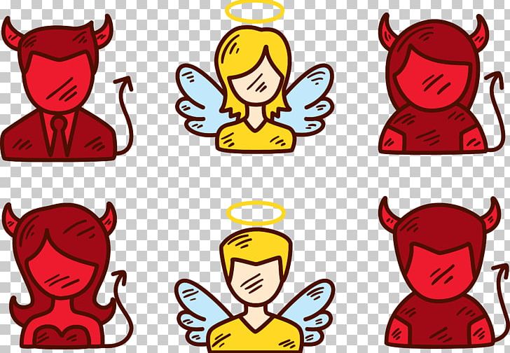 Devil Angel Demon Illustration PNG, Clipart, Angel, Angels, Angels Vector, Angels Wings, Angel Vector Free PNG Download