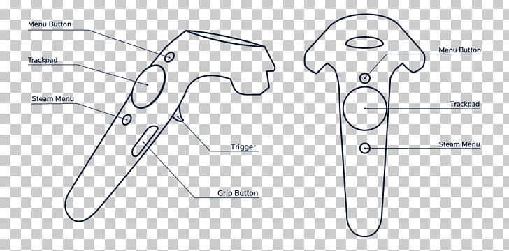 HTC Vive Raw Data Game Controllers Survios Drawing PNG, Clipart, Angle, Area, Auto Part, Diagram, Drawing Free PNG Download