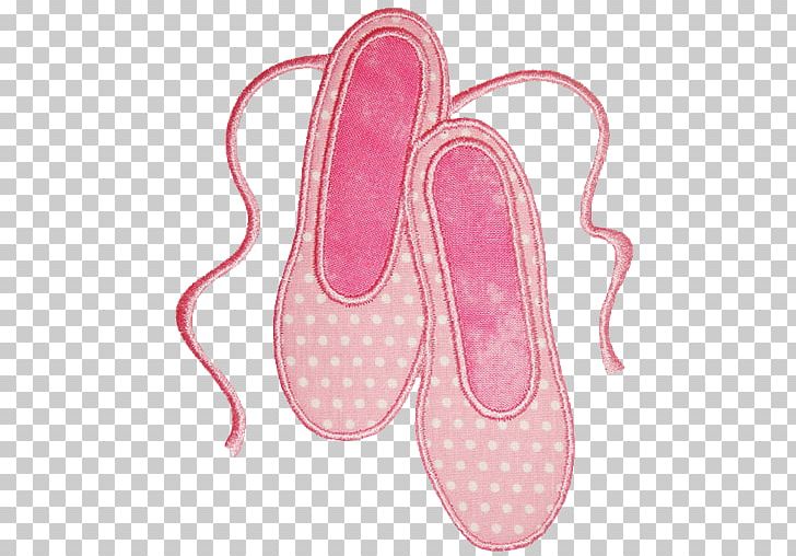 Slipper Flip-flops Ballet Shoe T-shirt PNG, Clipart, Applique, Ballet, Ballet Flat, Ballet Shoe, Clothing Free PNG Download