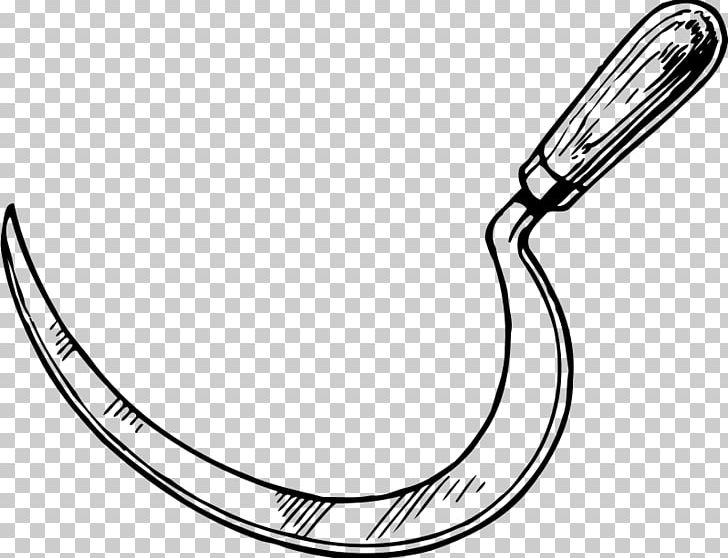Hammer And Sickle Death PNG, Clipart, Bicycle Part, Black And White, Body Jewelry, Death, Drawing Free PNG Download