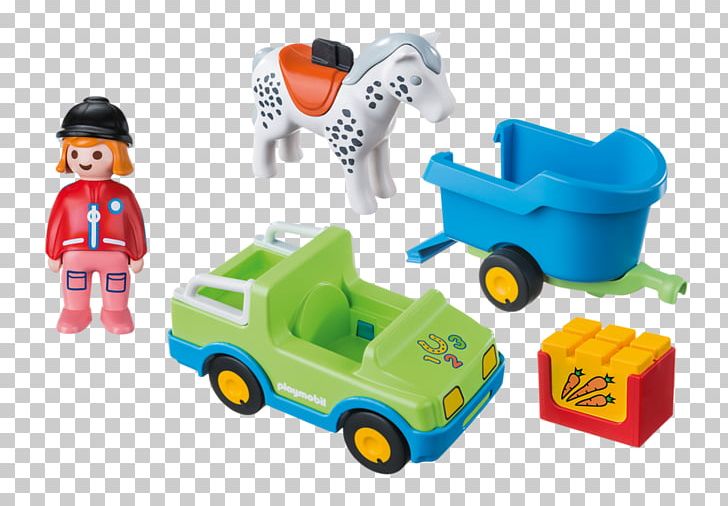 Playmobil 6958 1.2.3 Car With Horse Trailer Playmobil 6958 1.2.3 Car With Horse Trailer Toy PNG, Clipart,  Free PNG Download