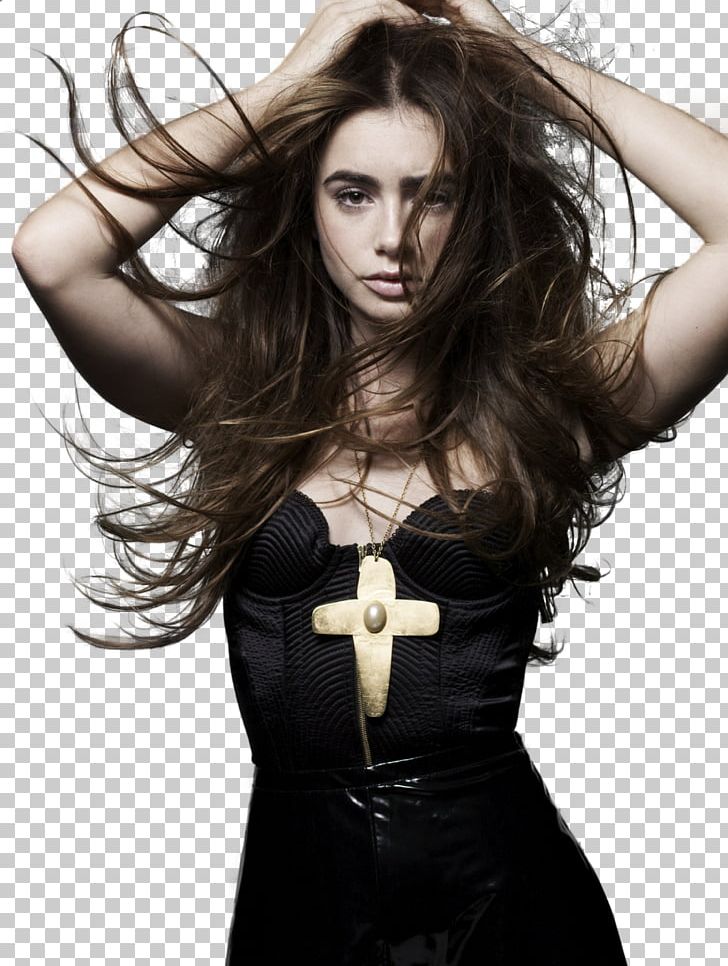 Lily Collins The Mortal Instruments: City Of Bones Actor Desktop Female PNG, Clipart, Art, Beauty, Black Hair, Brown Hair, Collins Free PNG Download