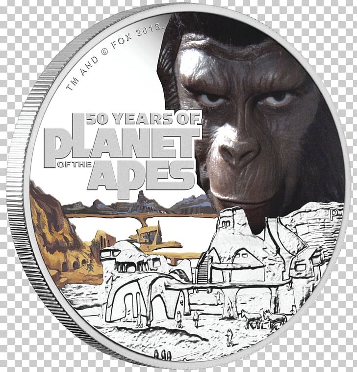 Perth Mint Planet Of The Apes Dr. Zaius Coin PNG, Clipart, Ape, Charlton Heston, Coin, Collectable, Currency Free PNG Download