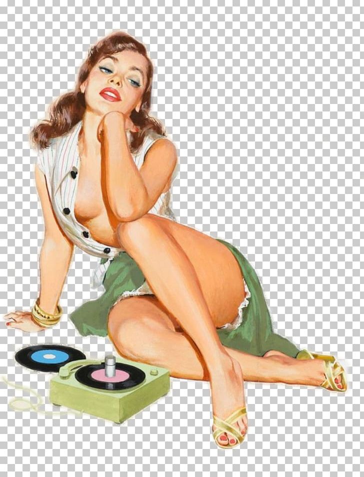 Pin-up Girl Retro Style Illustration Phonograph Record PNG, Clipart, Alberto Vargas, Calendar, Clothing, Esquire, Fashion Free PNG Download