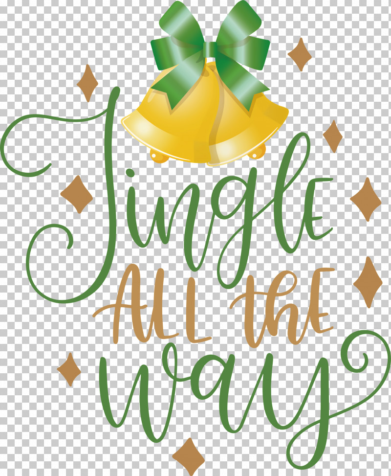 Jingle All The Way Christmas PNG, Clipart, Christmas, Christmas Day, Jingle All The Way, Text Free PNG Download