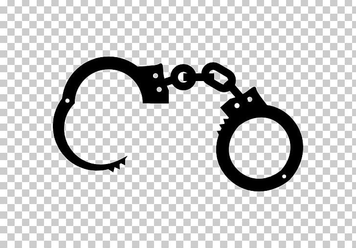 Handcuffs Computer Icons Police PNG, Clipart, Arrest, Black And White, Circle, Computer Icons, Criminal Free PNG Download