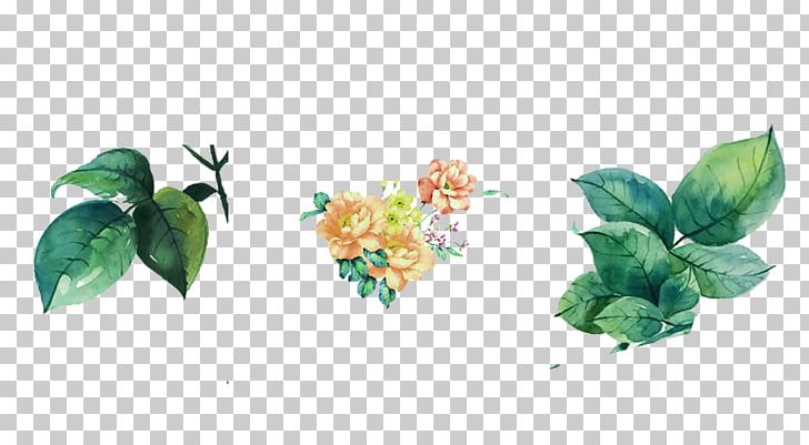 Leaf Watercolor Painting Flower PNG, Clipart, Aquarium Decor, Branch, Chinoiserie, Cut Flowers, Document Free PNG Download